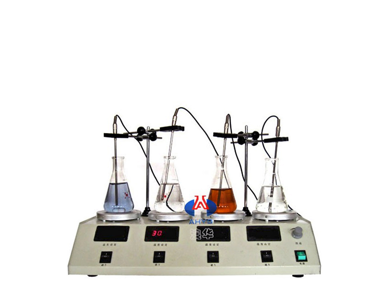 常州澳華 數顯恒溫多頭磁力攪拌器 HJ-4A