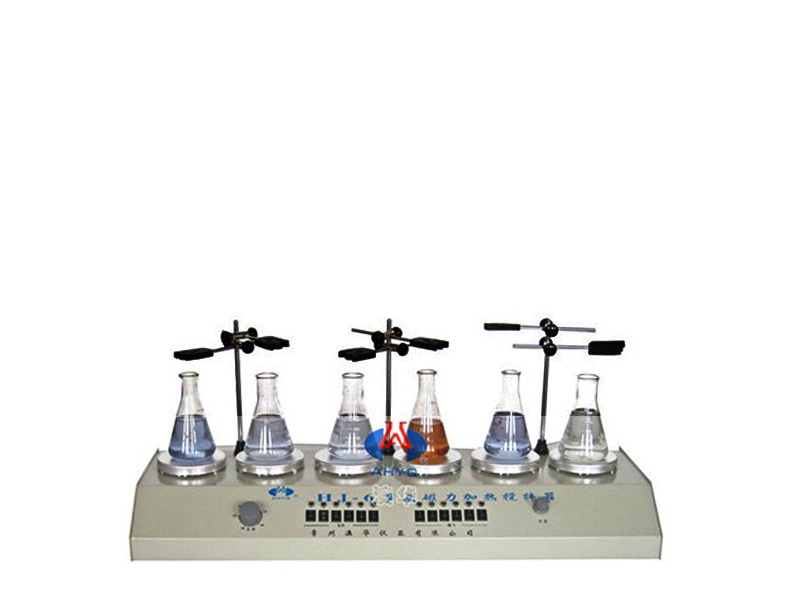 常州澳華 多頭磁力加熱攪拌器 HJ-6